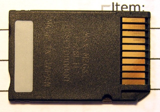 Bogus Memory Stick - Rear