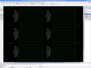 QCAD screen with stationery