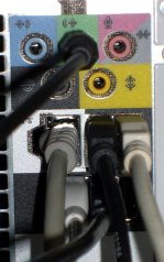 USB connections at PC