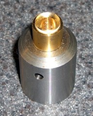 Lens holder in end mill holder