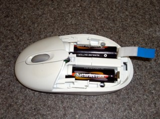 Isolating tab for storing a mouse