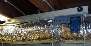 Sherline counterweight gantry on ceiling