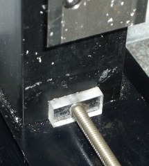 Sherline Y-axis leadscrew bushing