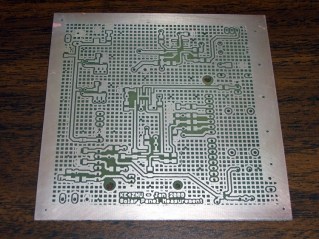 PCB Etched and Plated - Front