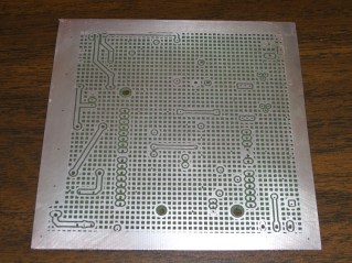 PCB Etched and Plated - Rear