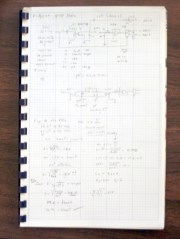 Grid scratch paper pad