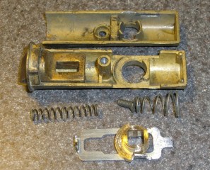 Storm door latch parts