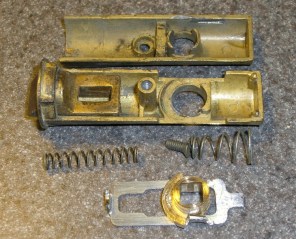Storm door latch parts