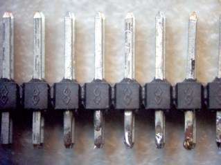 Unsolderable pin headers