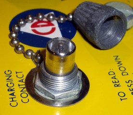 Charging contact pedestal