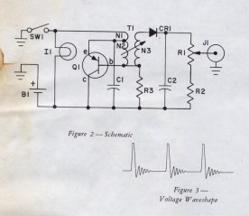 V-750 Dosimeter Charger Schematic