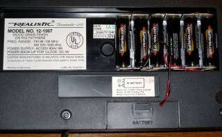 Clock-radio battery hack