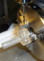 Drilling rotation stop hole