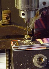 Through-drilling top hole