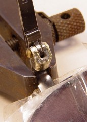 Finished hinge - side view