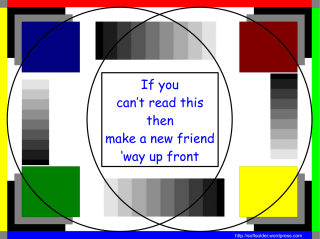 Presentation Setup Slide