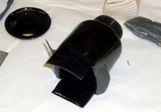 Bottle cutting and forming