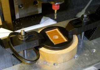 Lens opening cut in bottle cap