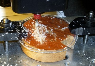 Cutting acrylic lens holder