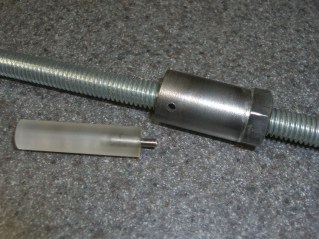 Better-fitting pin & redrilled hole