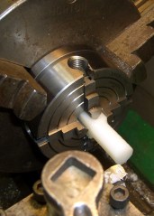 Sherline chuck in lathe chuck