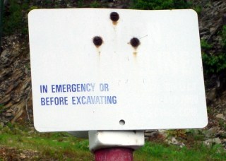 In Emergency Blank Sign