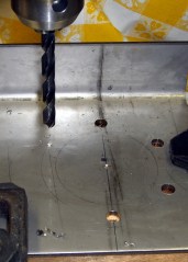 Coordinate-drilling the lever arm