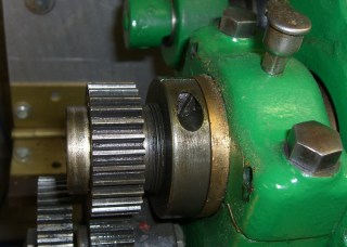Spindle takeup adjustment nut