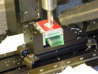 dsc00398 - Helix-milling the seat-bar clamp Helix-milling the seat-bar clamp