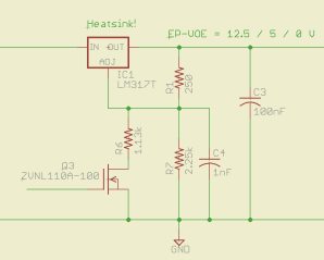 LM317 Regulator (Partial) Schematic