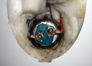 Reinstalled heating element