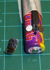 Magnet and thermistor position