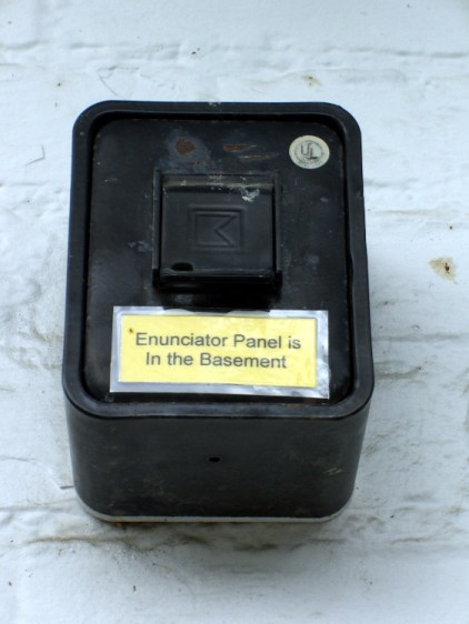 Enunciator Panel Placard