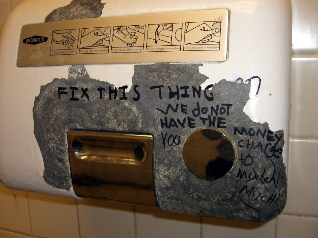 Hand Dryer Graffiti