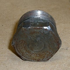 Goobered anode rod head