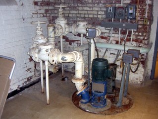 Vassar College Chapel sump pumps