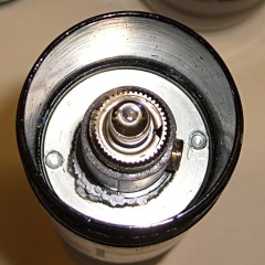 Looking into the front