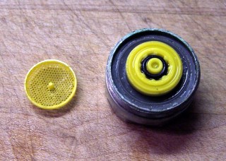 Aerator filter disassembly