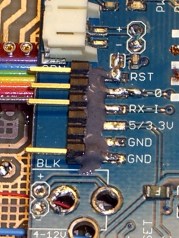 Epoxy backfill on Arduino Pro serial connector
