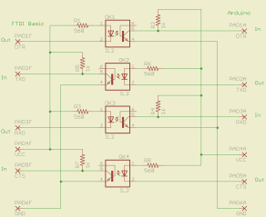 Optical Isolate Schematic