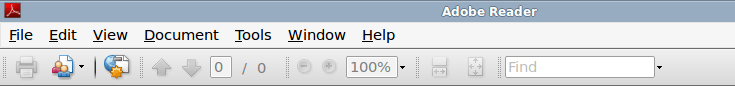 Adobe Reader 9.3 Toolbar Adobe Reader 9.3 Toolbar