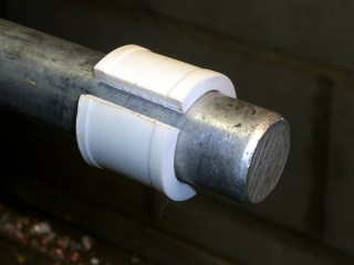 cimg4541 - Reshaped bushing on mandrel Reshaped bushing on mandrel