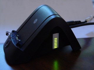 Modified USB cradle with bargraph