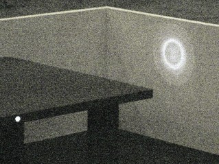 Red LED Beam Pattern in IR