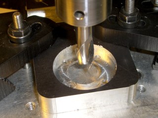 Milling bottom recess