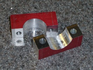 Finished clamp parts