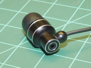 Earbud with back vent