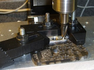 Milling the plug plate recess
