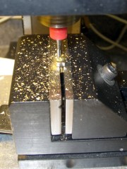 Flattening the screw head