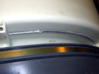 Outer Tub Damage - Top Right